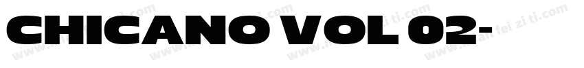 Chicano Vol 02字体转换